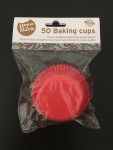 HoM Cupcake/Muffin Förmchen, Red Velvet, 50Stk.