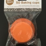 HoM Cupcake/Muffin Förmchen, Orange, 50Stk.