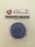 HoM Cupcake/Muffin Förmchen, Jeans-Blue, 50Stk.