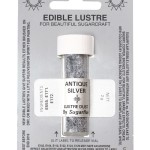 Sugarflair Glanz Puderfarbe – Antique Silver, 2g